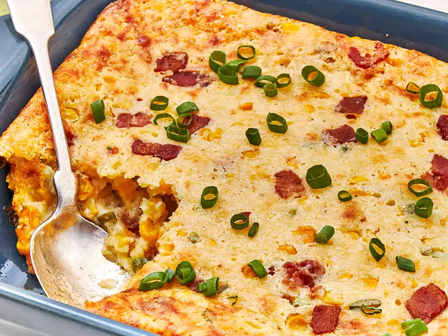 Loaded Corn Pudding Recipe