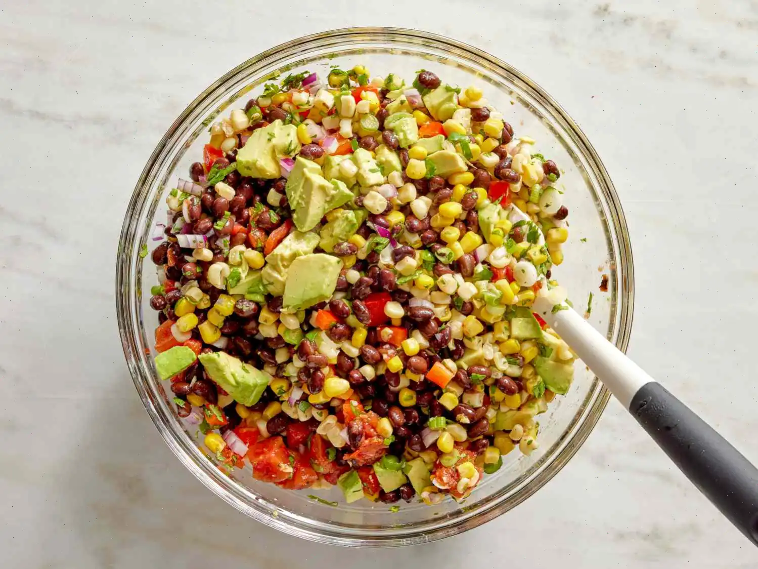 Heather's Cilantro, Black Bean, and Corn Salsa Recipe