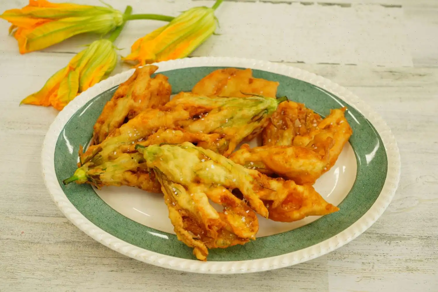 Fried Zucchini Flowers Recipe