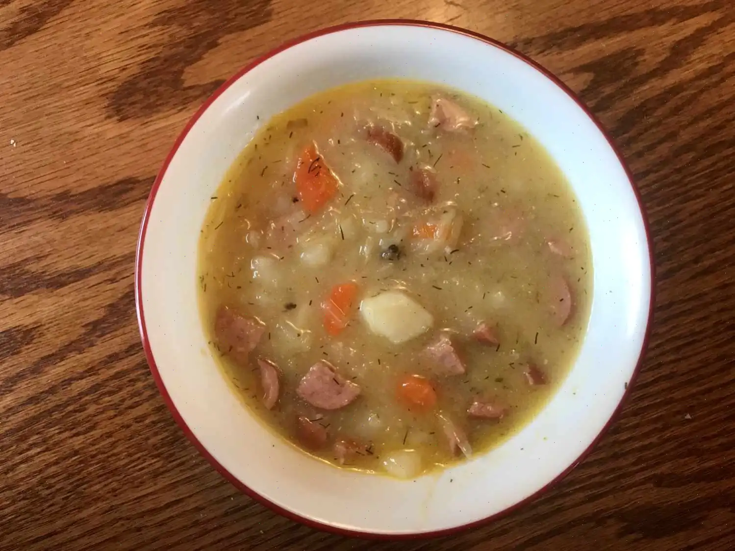 Slow Cooker Sauerkraut Soup Recipe