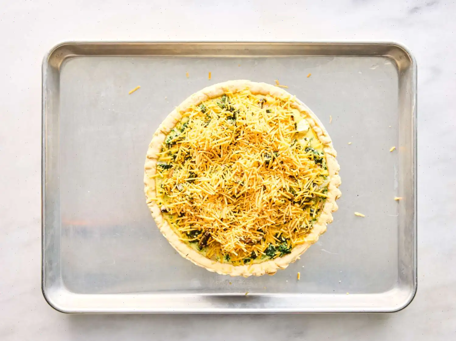 Receta de quiche de espinacas