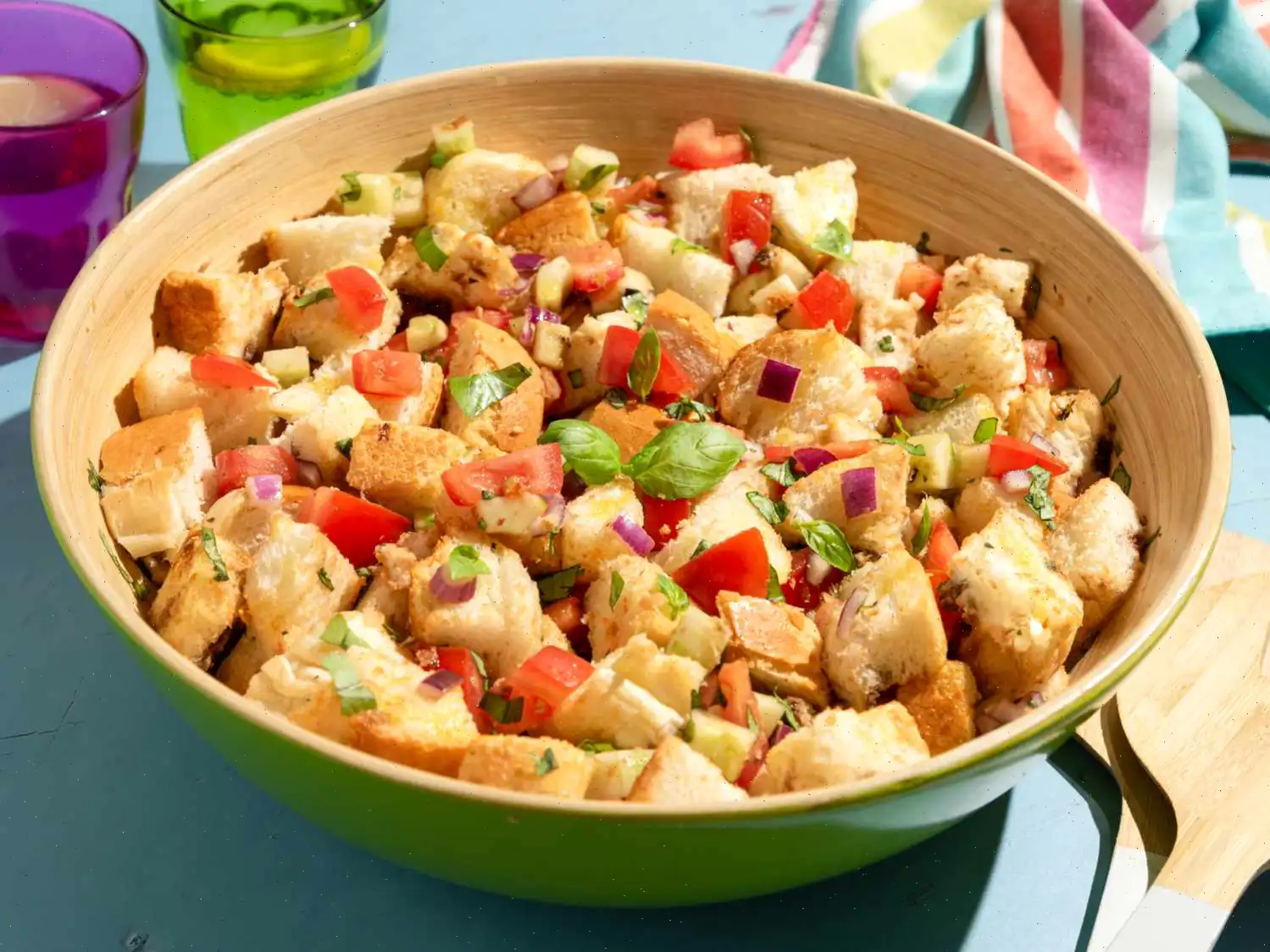 Mid-Summer Italian Bread Salad Recipe