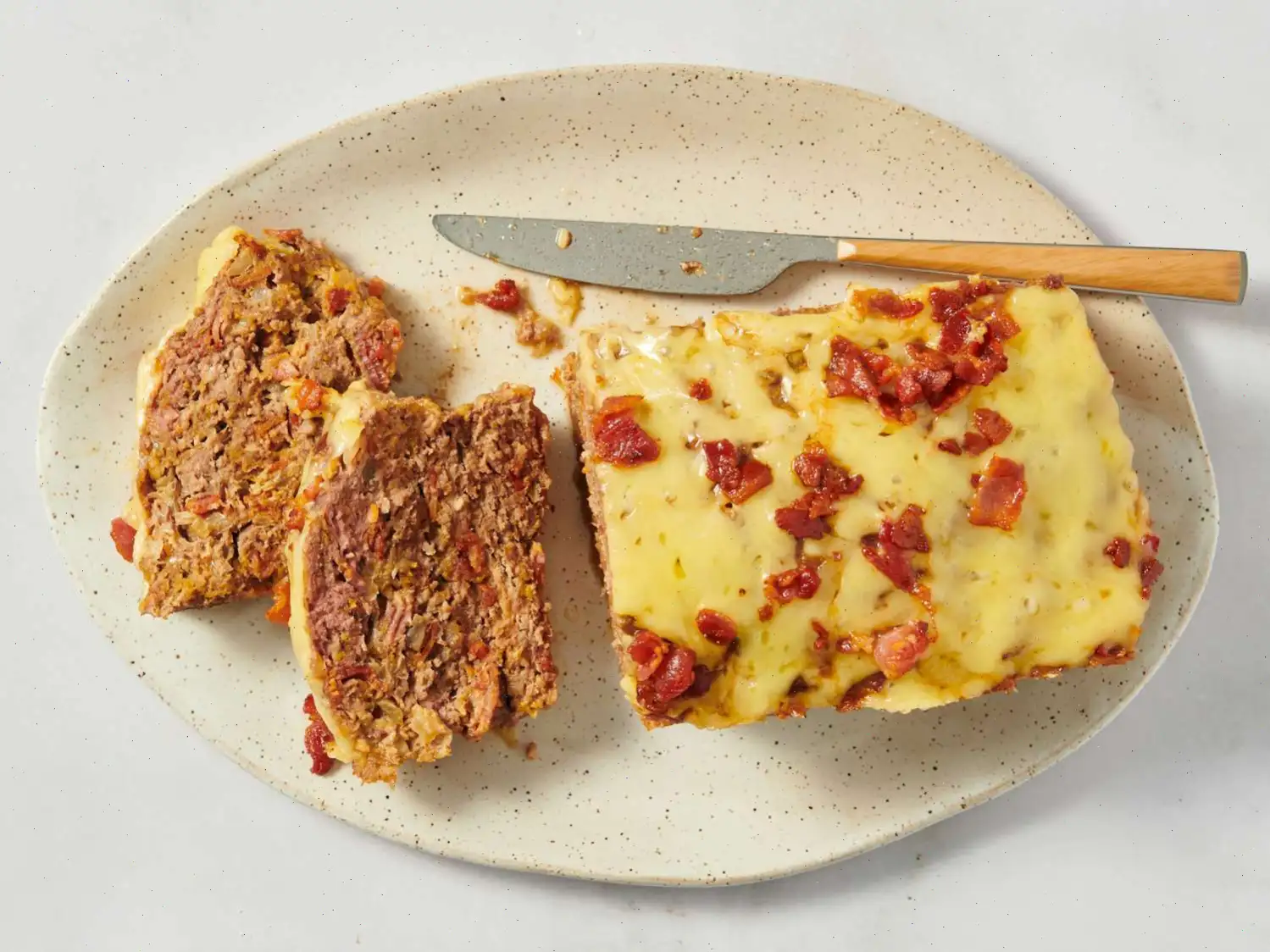 Bacon Mushroom Swiss Meatloaf Recipe