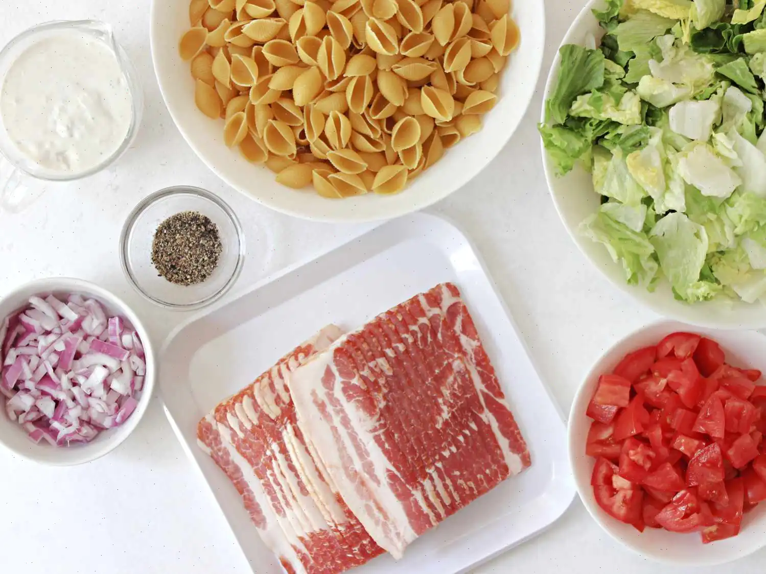 BLT Pasta Salad Recipe