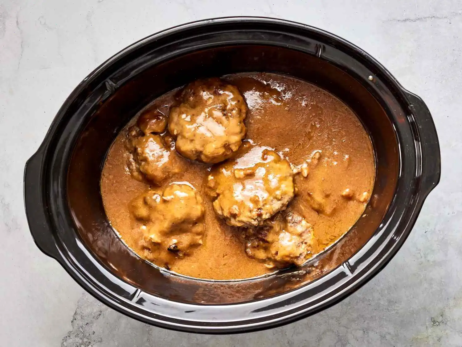 Slow Cooker Salisbury Steak Recipe