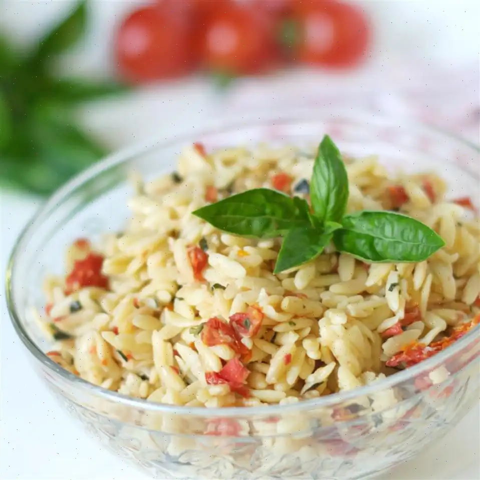 Sun-Dried Tomato Basil Orzo Recipe