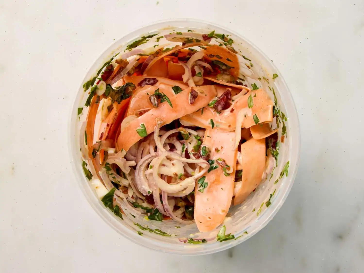 Carrot Ribbon Salad Recipe