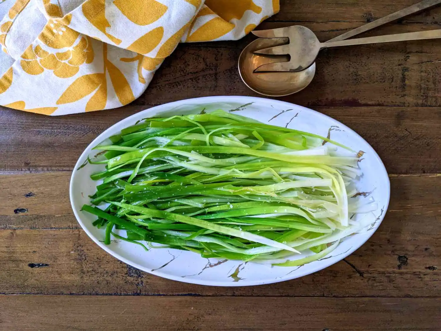 Sauteed Leeks in Butter and White Wine Recipe