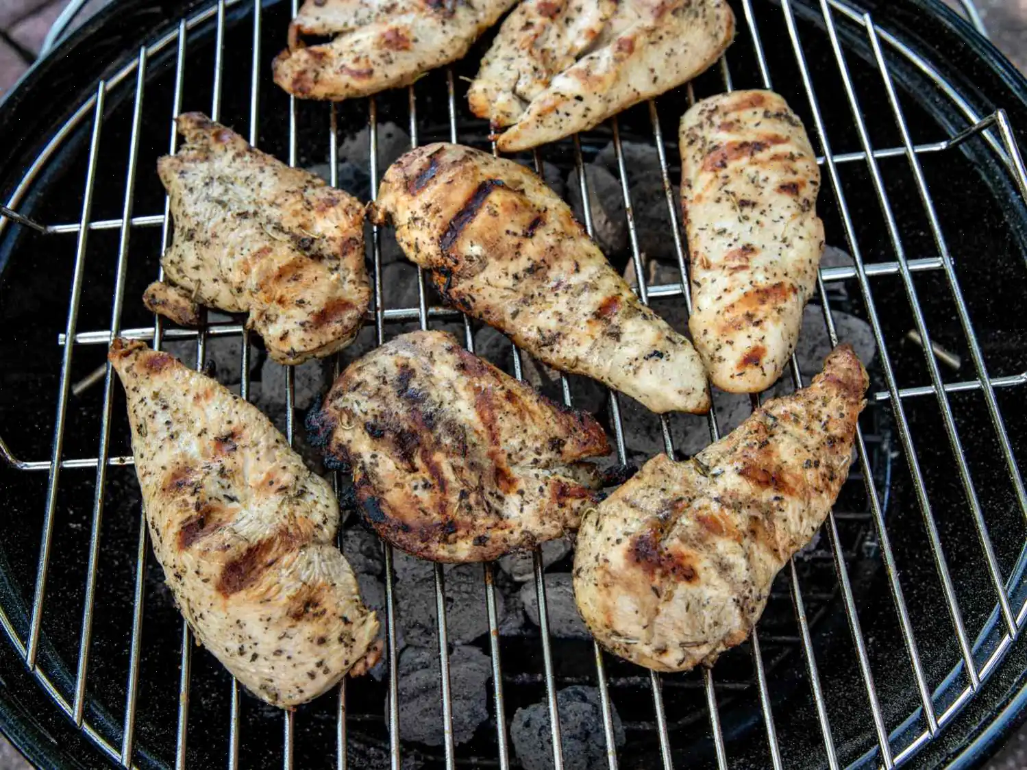 Grilled Greek Chicken Breasts with Whipped Feta Recipe
