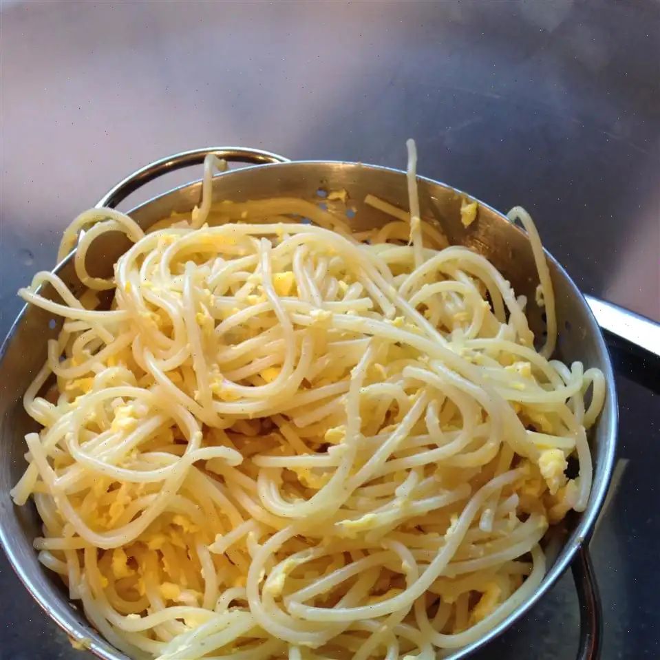 Spaghetti and Eggs Recipe