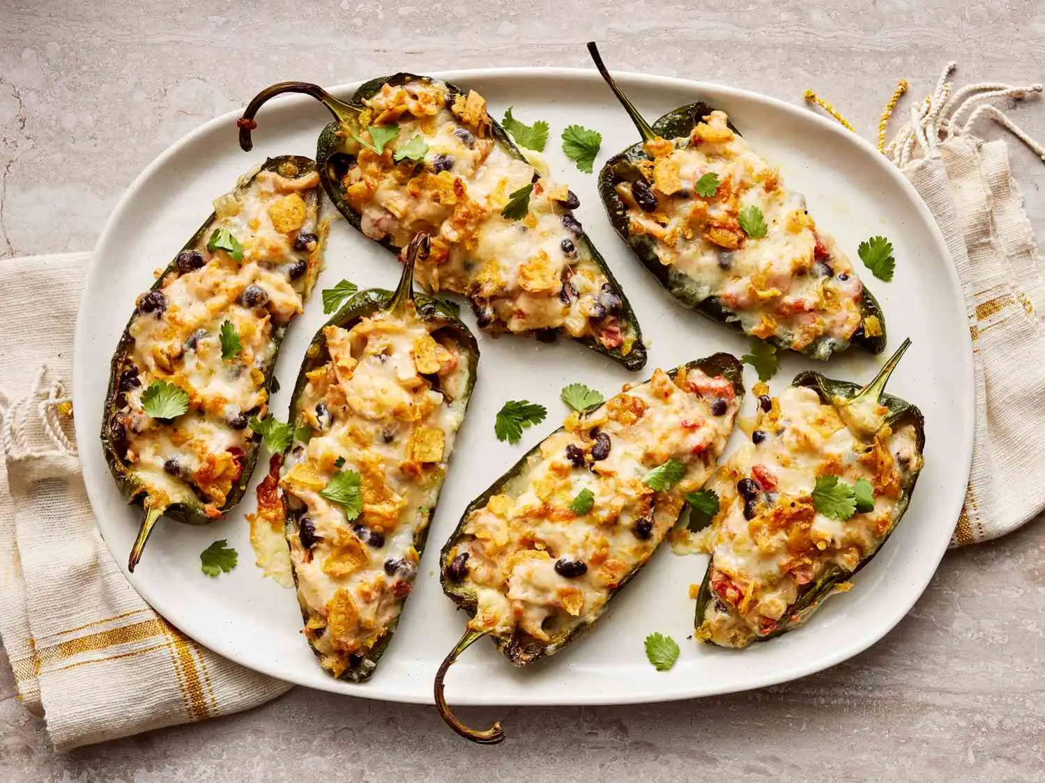 Chicken-Stuffed Poblano Peppers Recipe