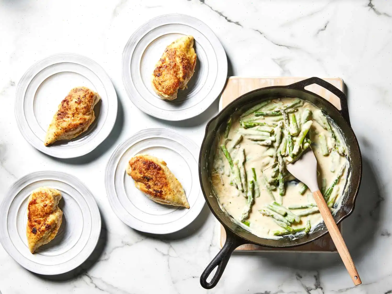 Creamy Chicken And Asparagus Bake Recipe