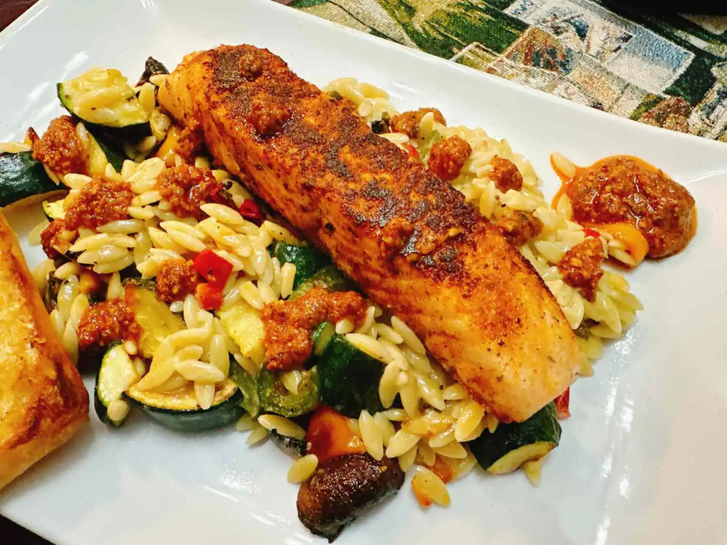 Calabrian Chili Orzo with Vegetables Recipe