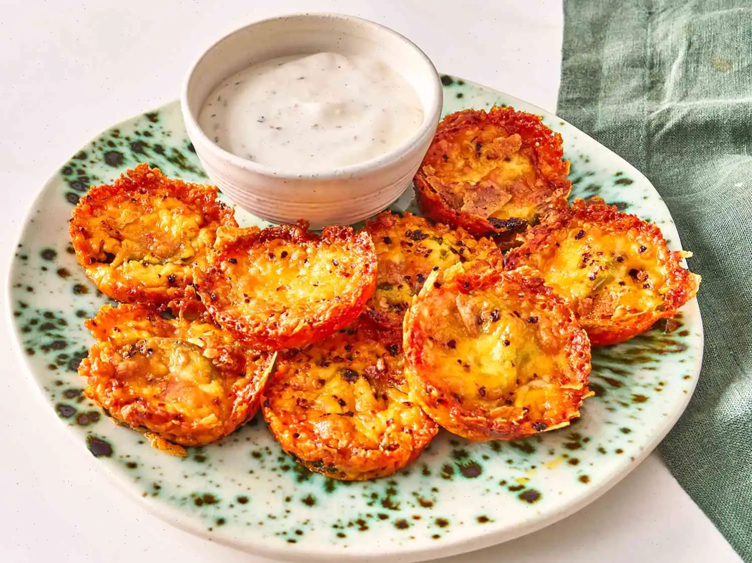 Cheesy Pickle Chips Recipe