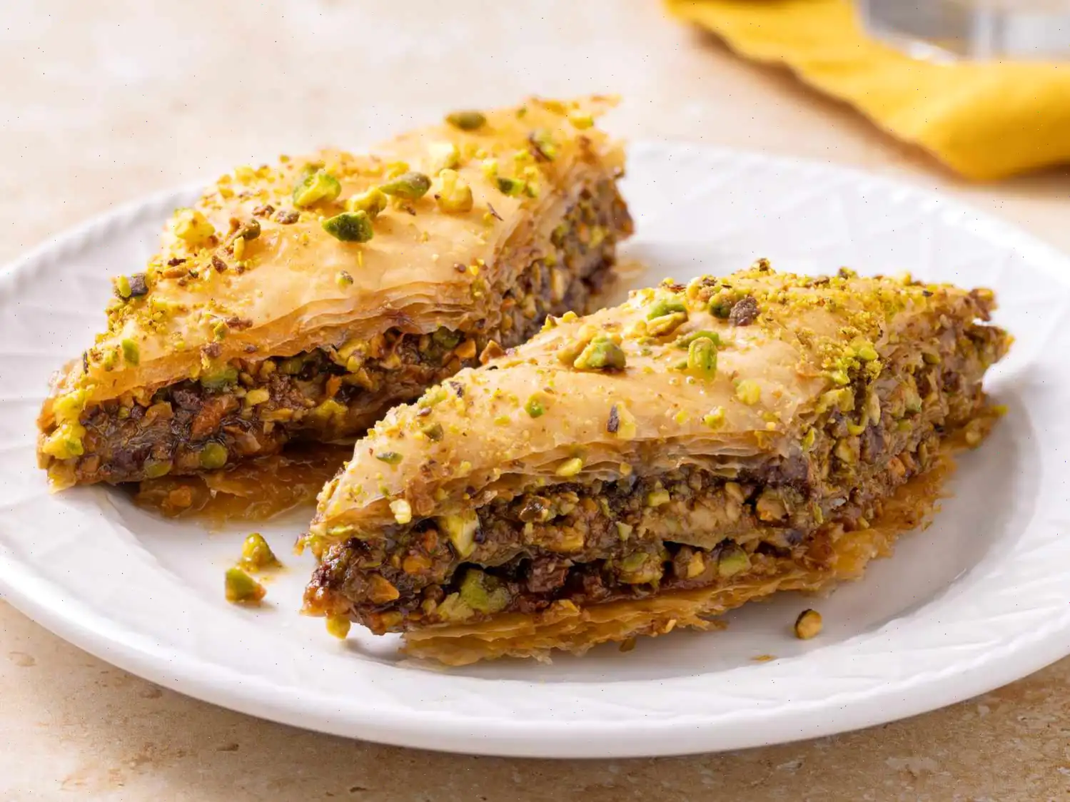 Pistachio Chocolate Baklava Recipe