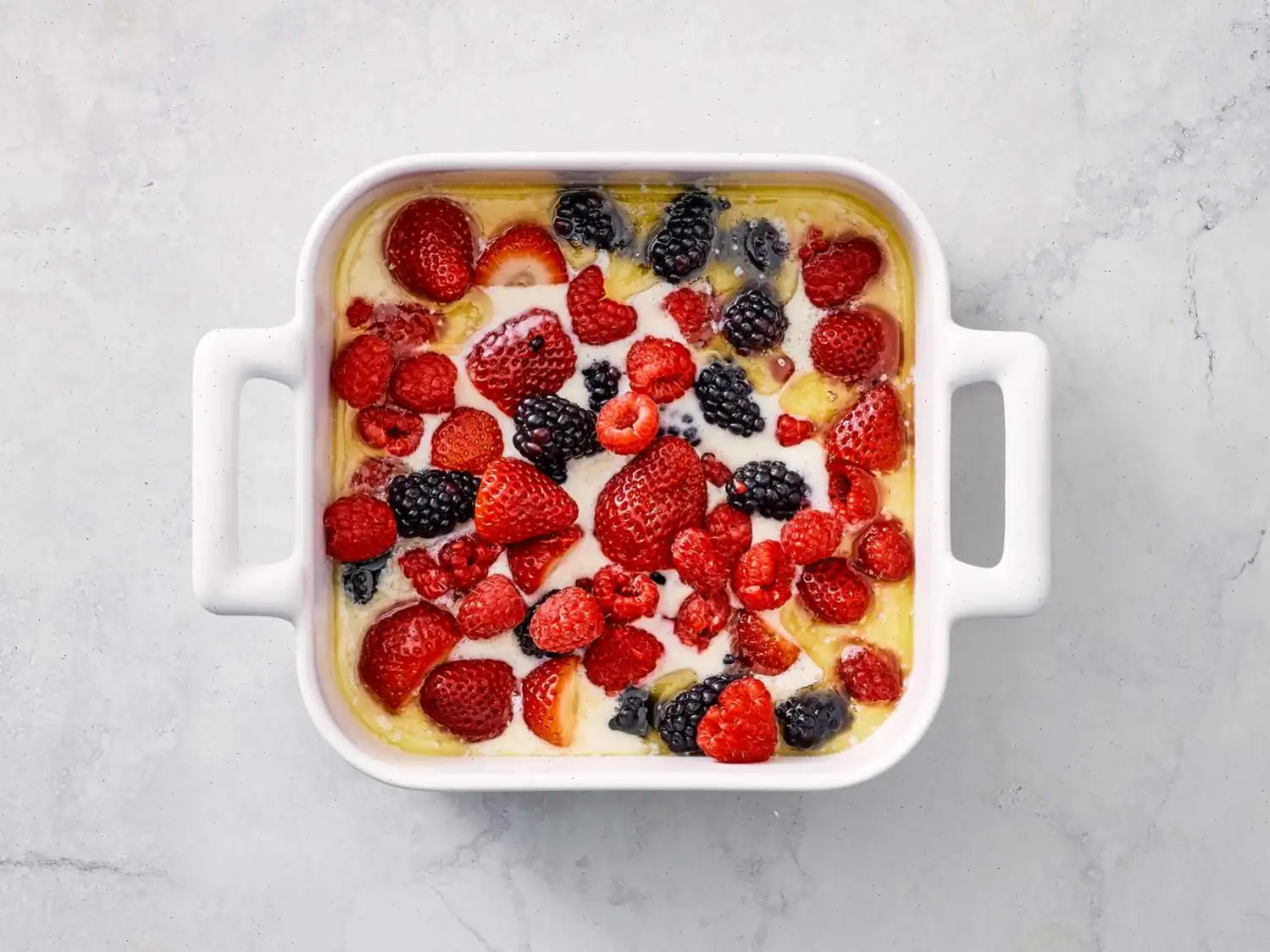 Easy Batter Fruit Cobbler Recipe