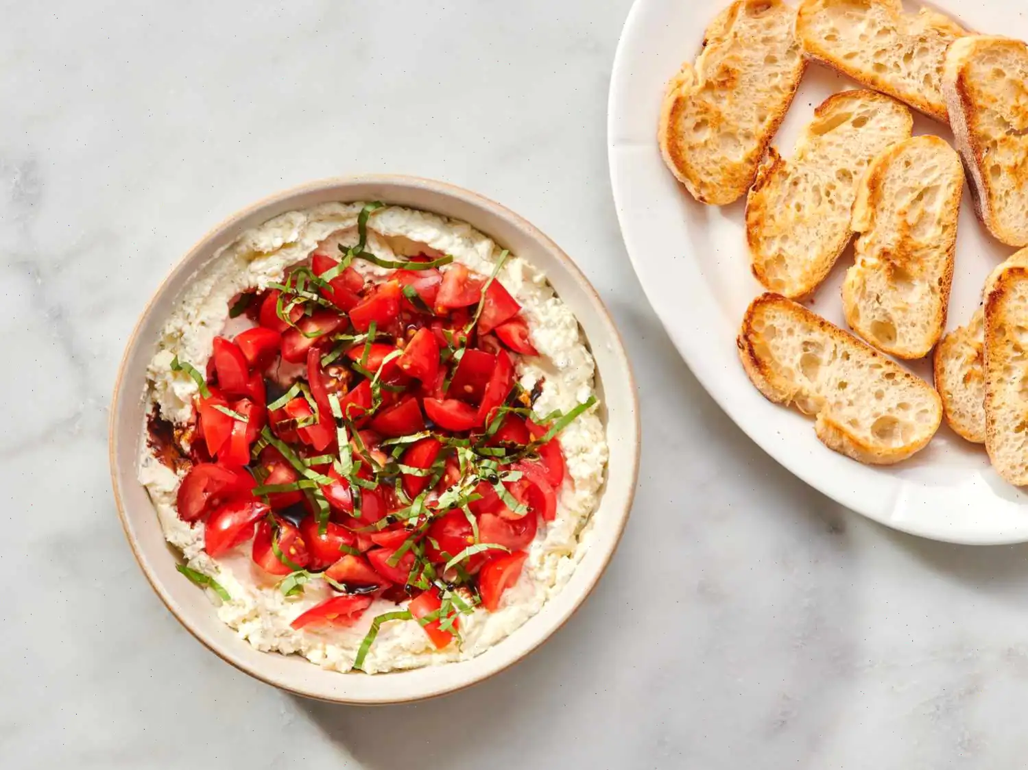4-Ingredient Bruschetta Dip Recipe