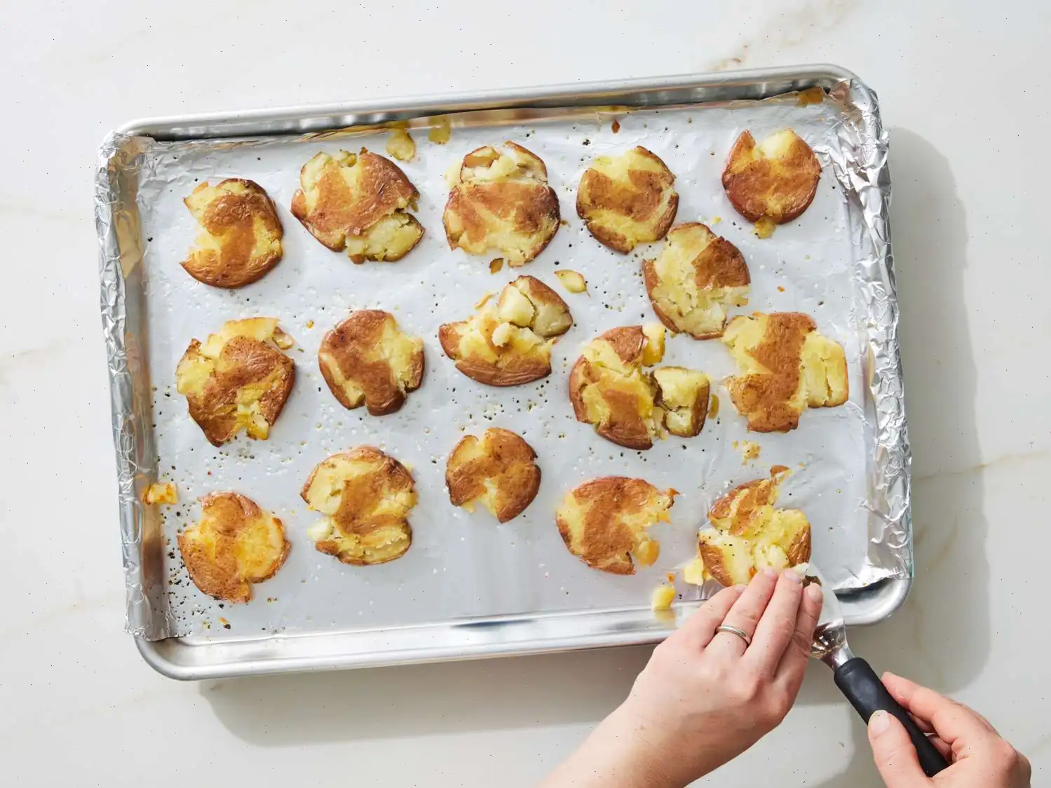 Crispy Smashed Potatoes Recipe