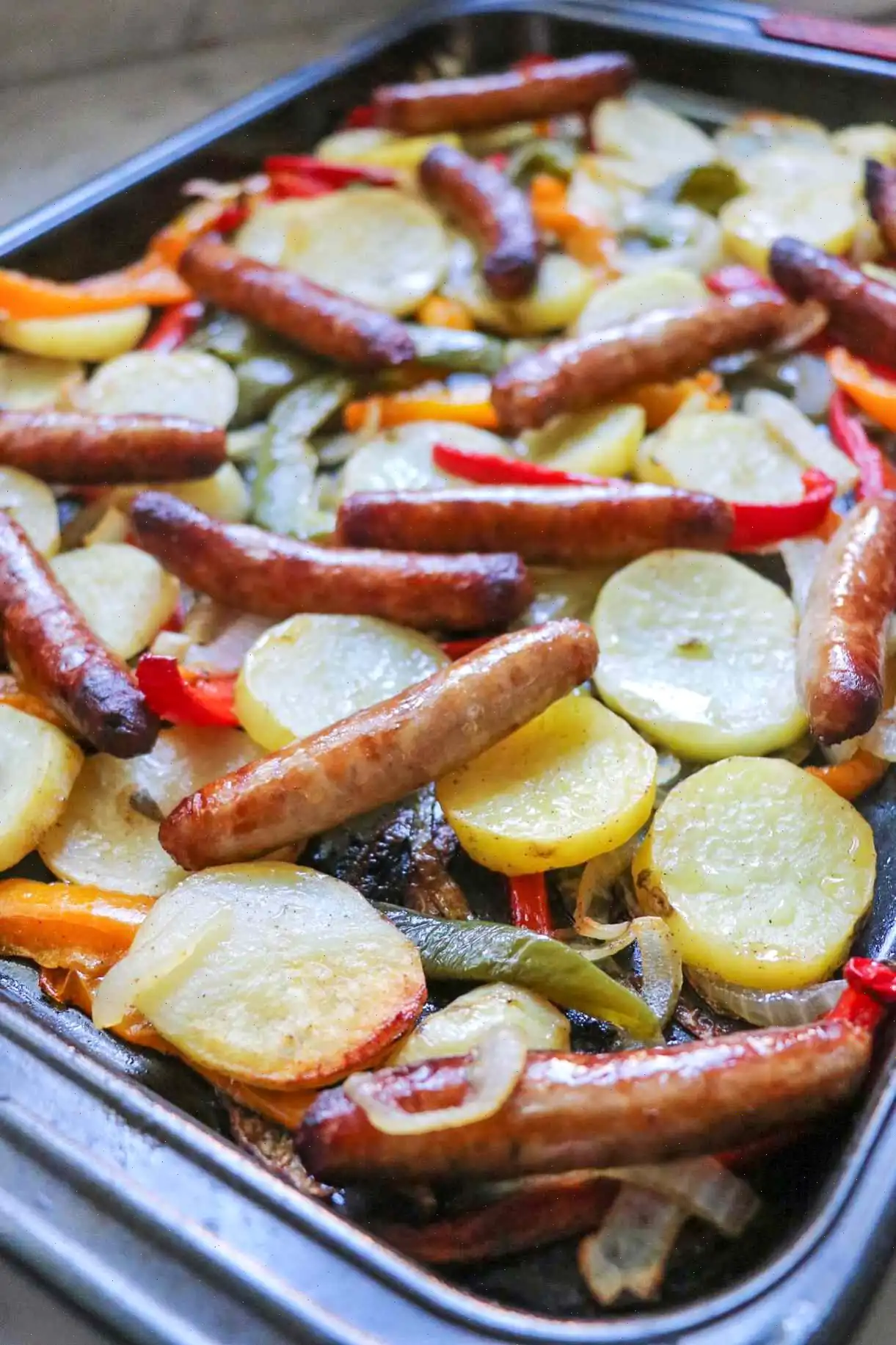 Roasted Sausage and Vegetables Sheet Pan Dinner Recipe