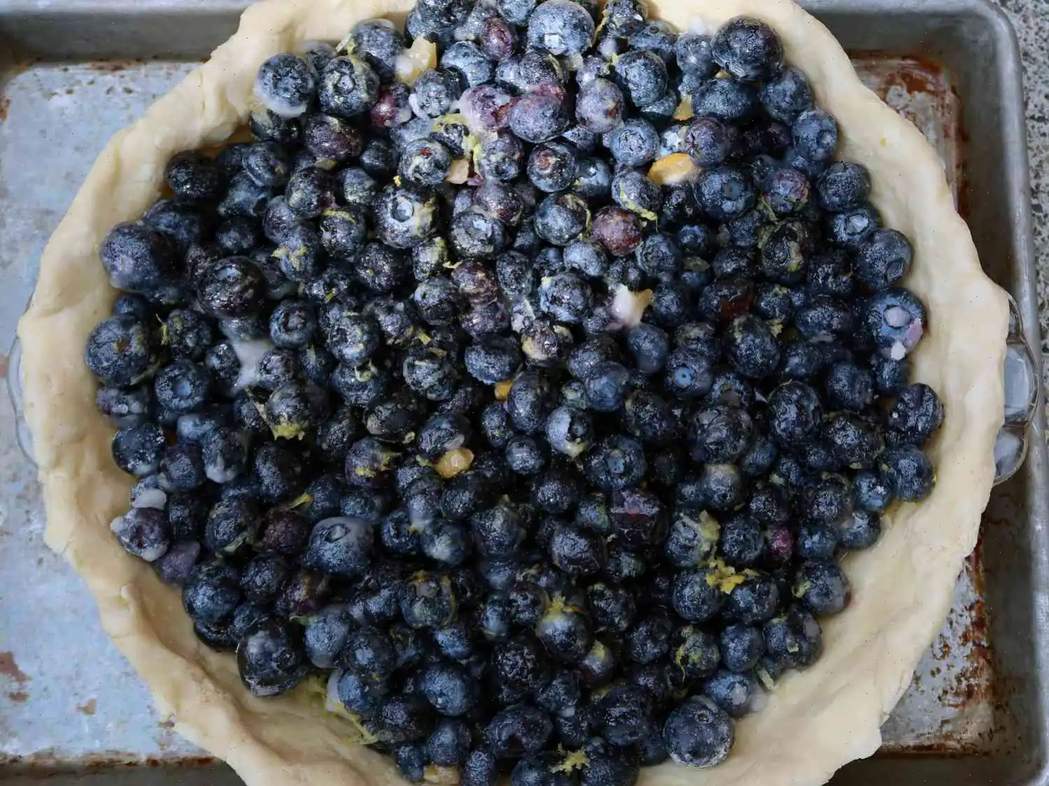 Preserved Lemon Blueberry Pie Recipe