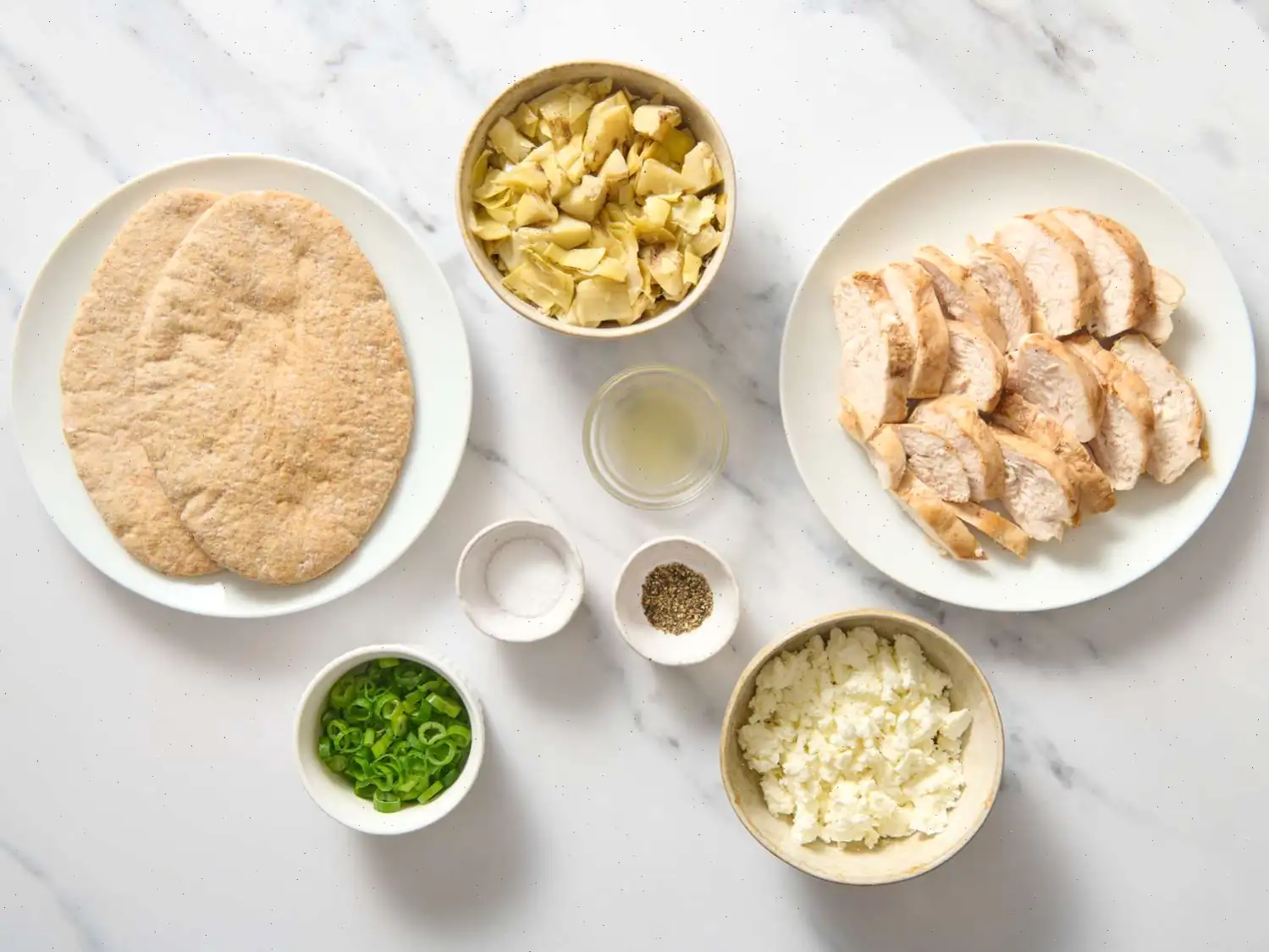 Mediterranean Chicken Pitas Recipe