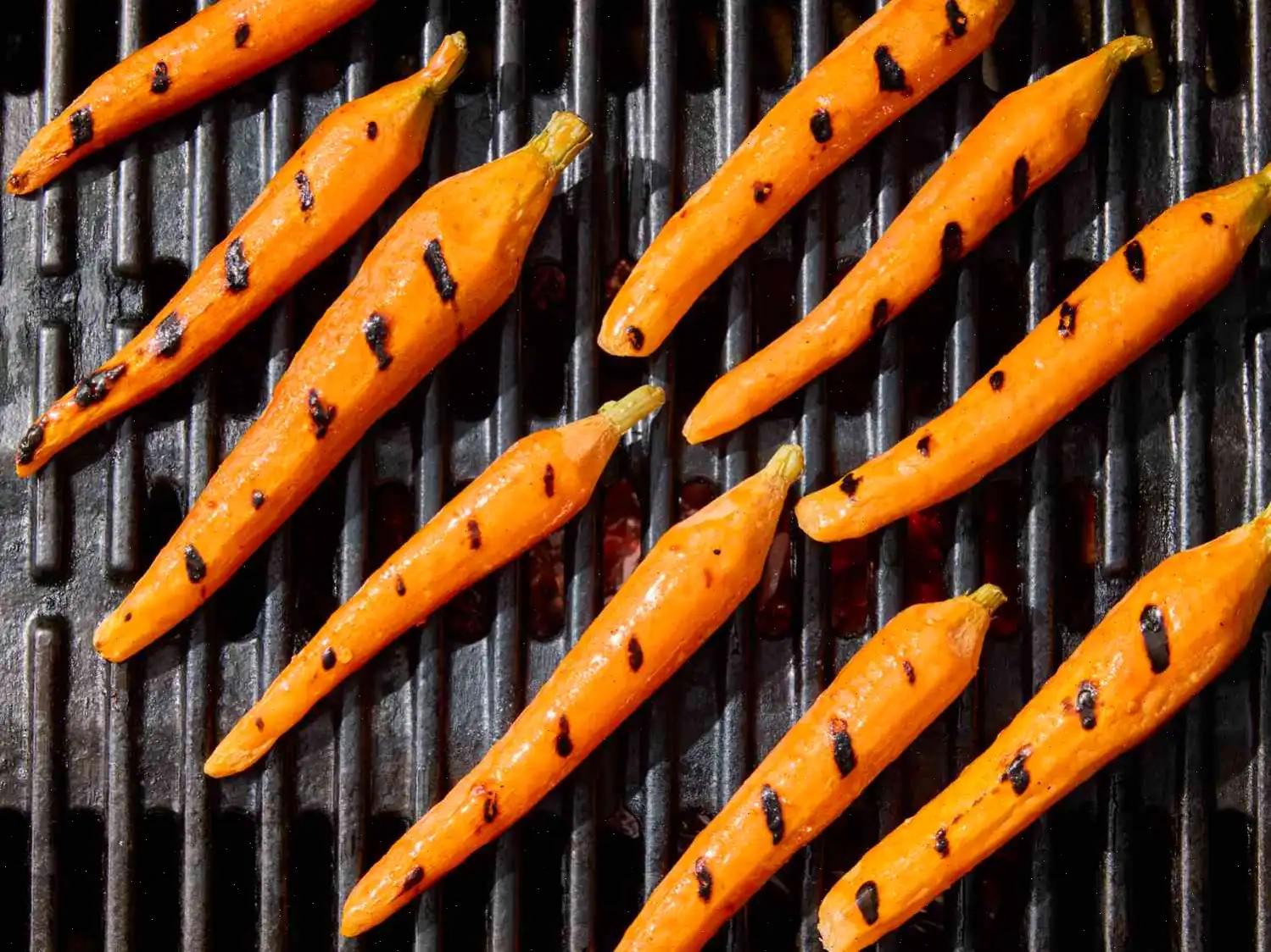 Hot Honey Grilled Carrots Recipe