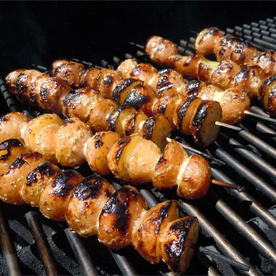 Skewered Grilled Potatoes Recipe