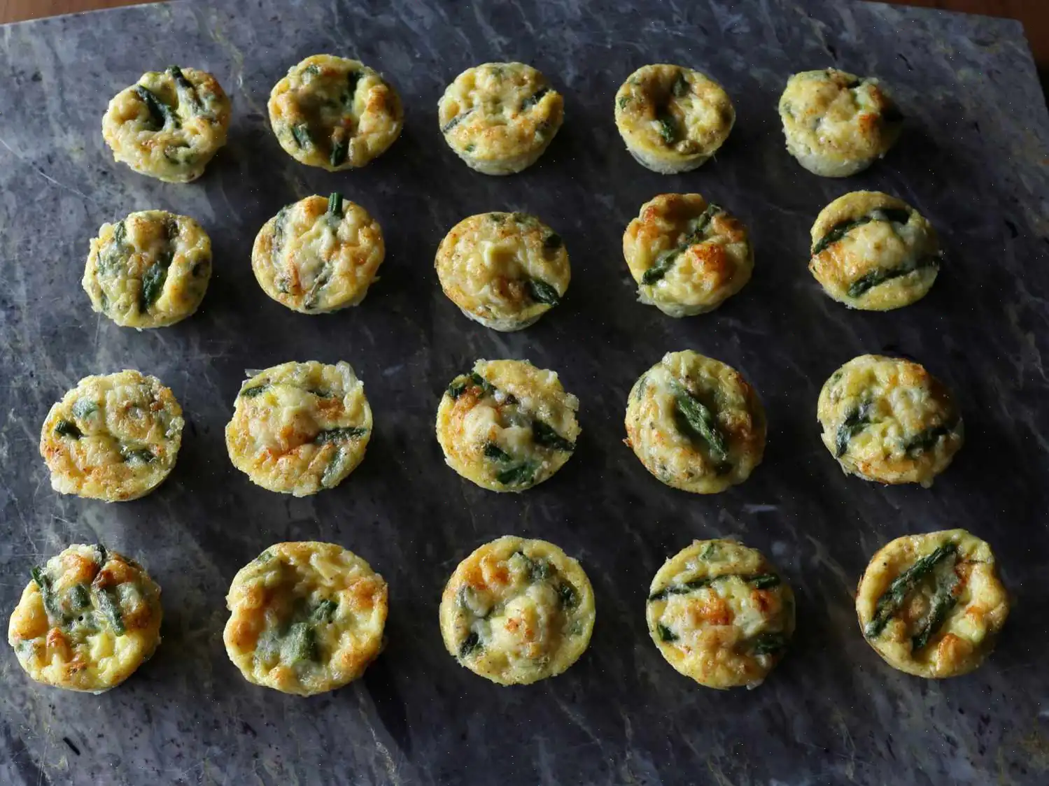 Asparagus and Ham Quiche Bites Recipe