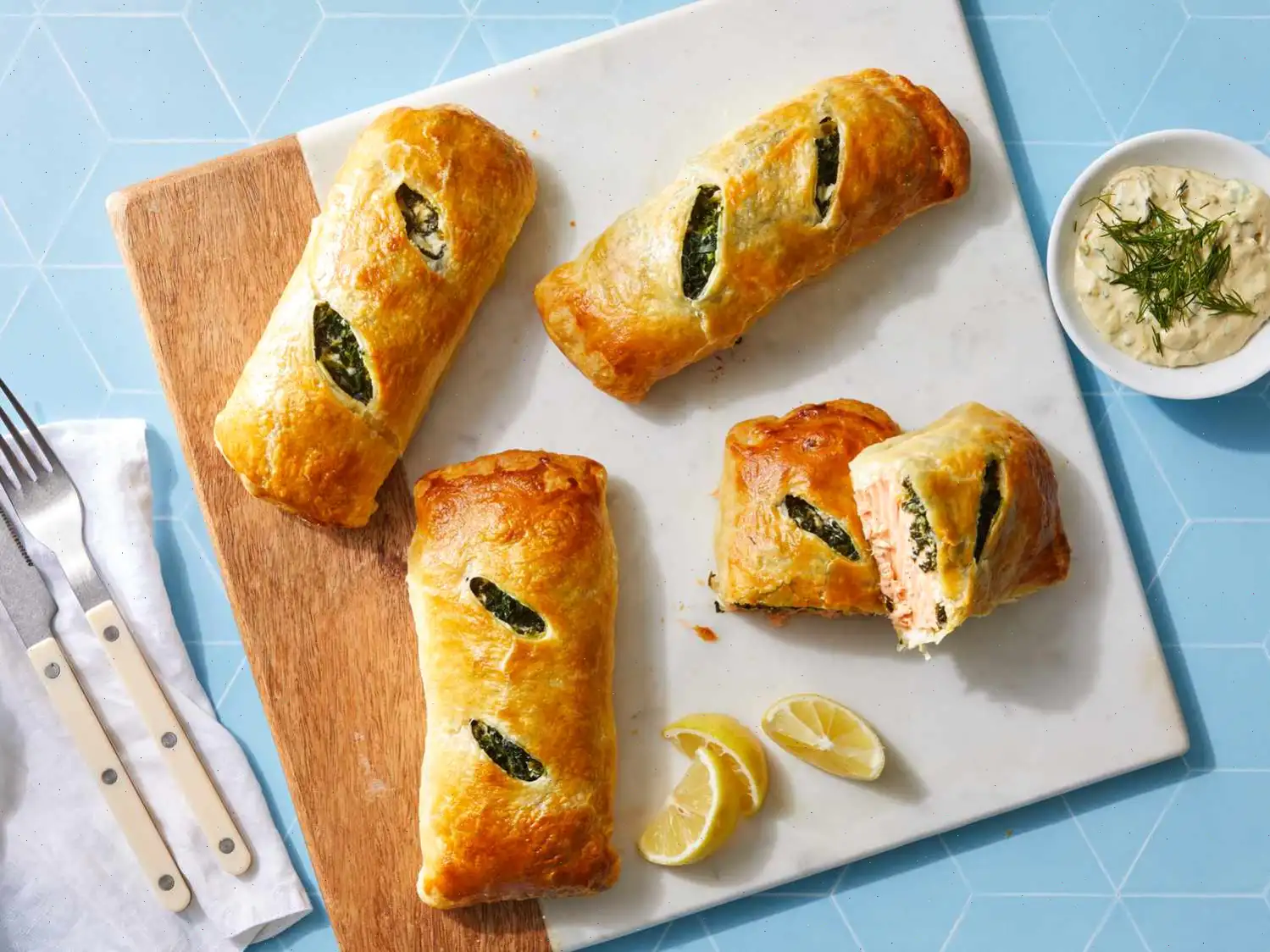 Individual Salmon Wellingtons Recipe
