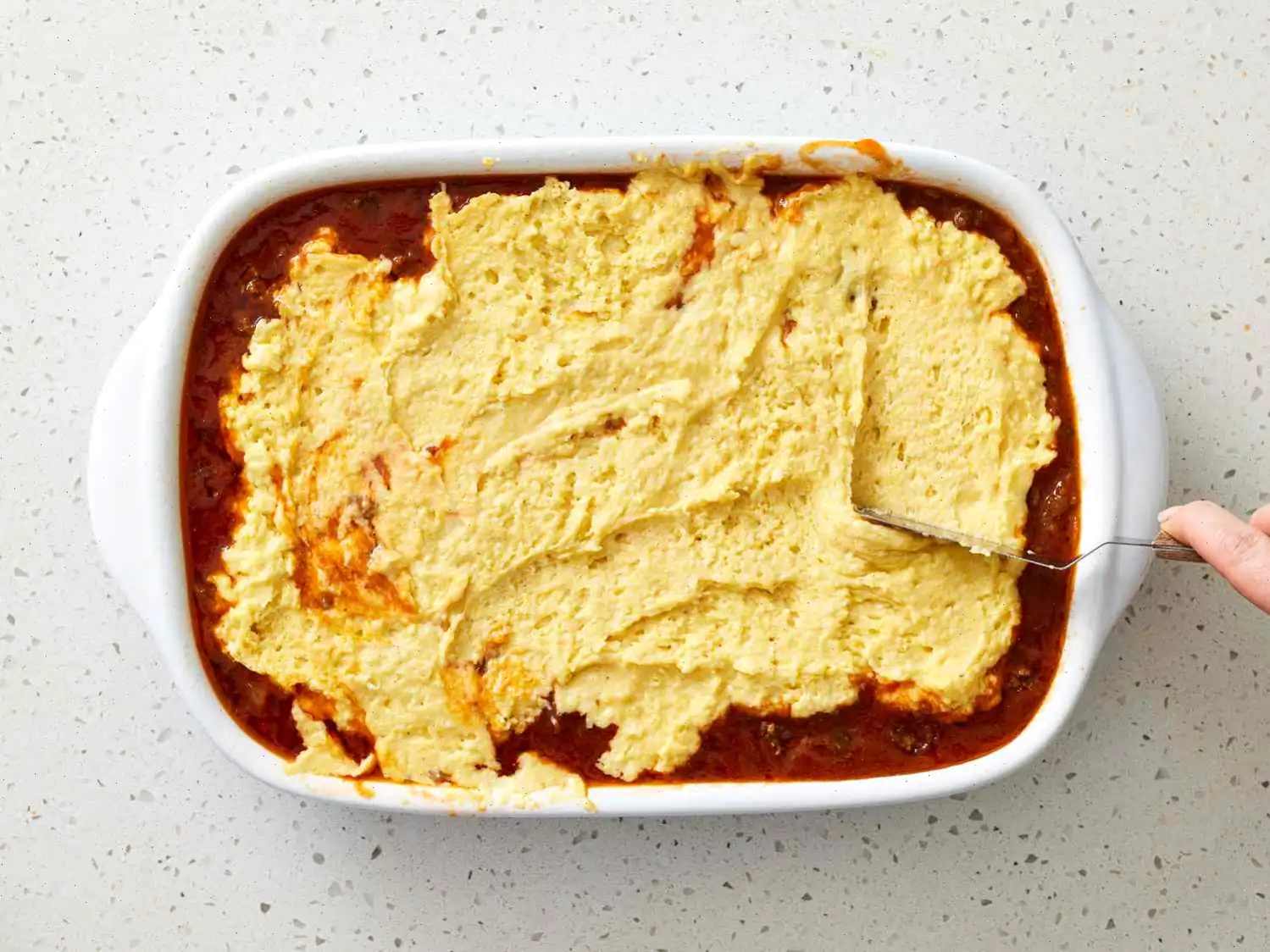 Sloppy Joe Cornbread Casserole Recipe