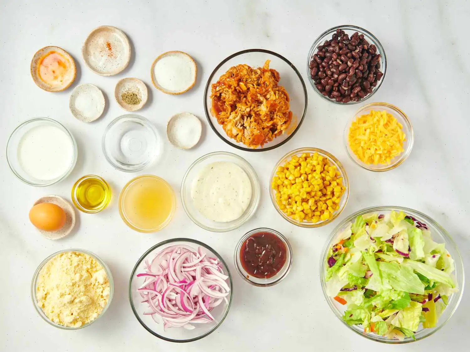 State Fair Pulled Pork and Cornbread Crouton Salad Recipe