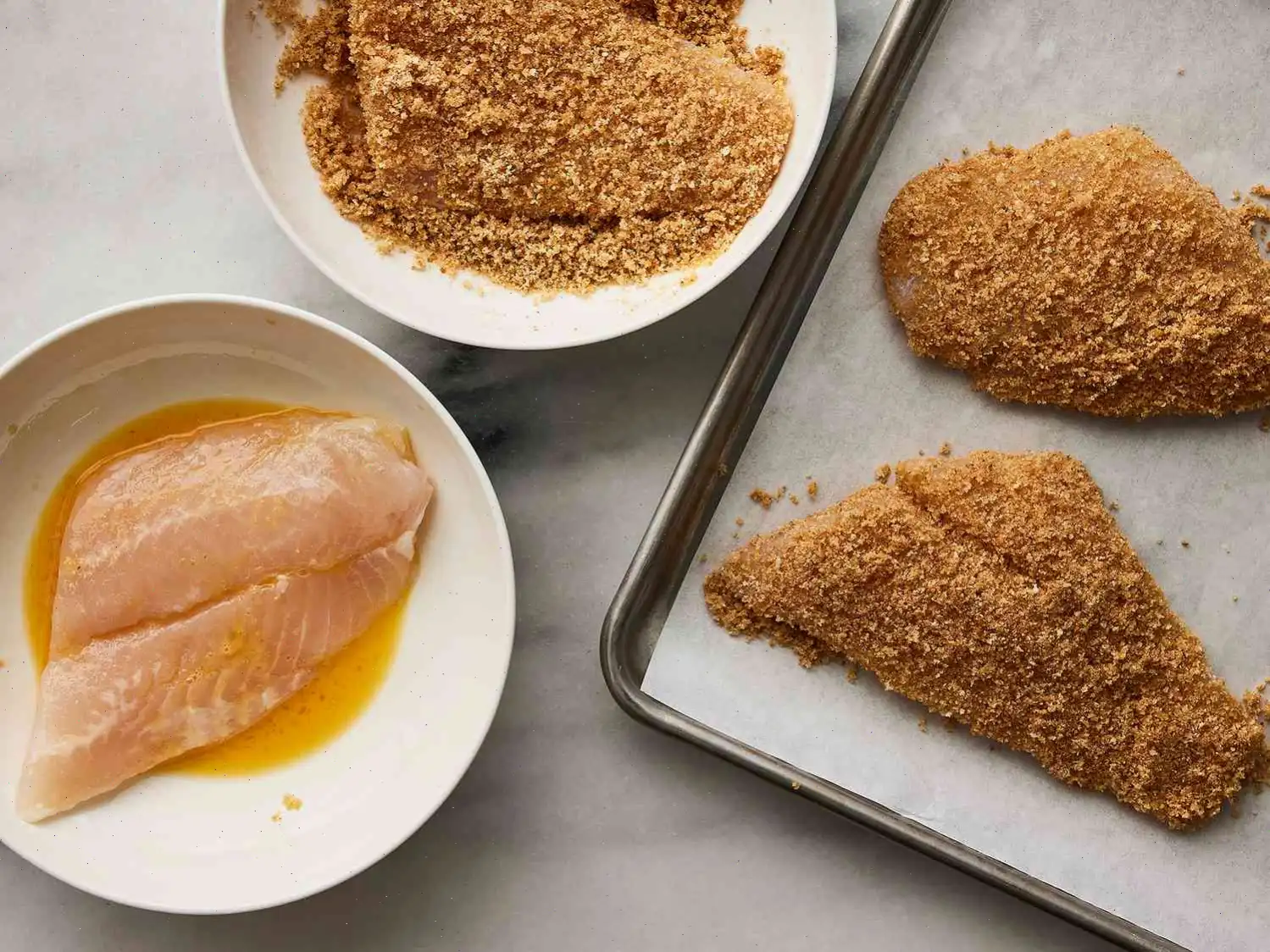 Air-Fried Crumbed Fish Recipe