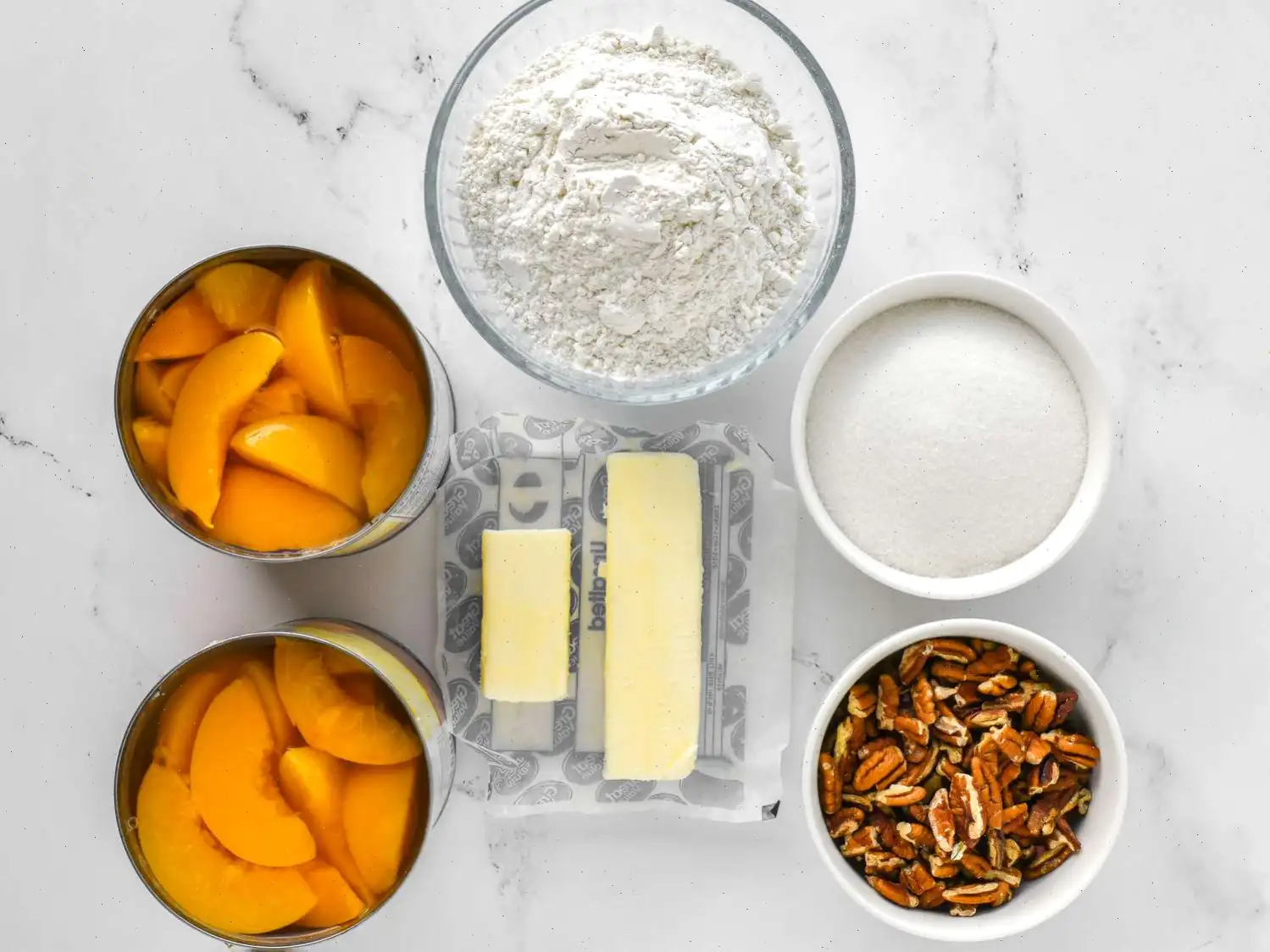 Easy Peach Cobbler with Canned Peaches