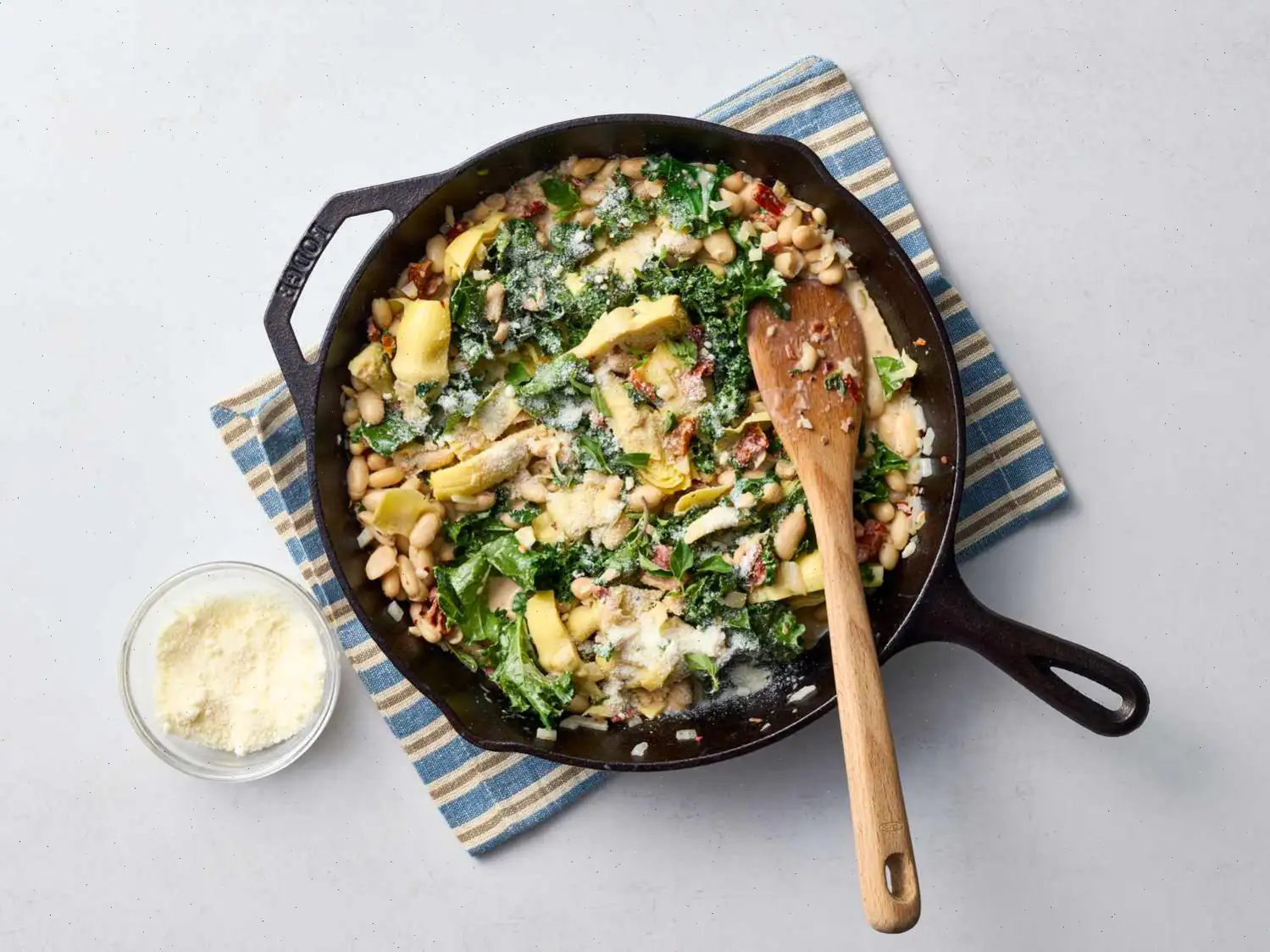 Creamy Tuscan White Bean Skillet Recipe