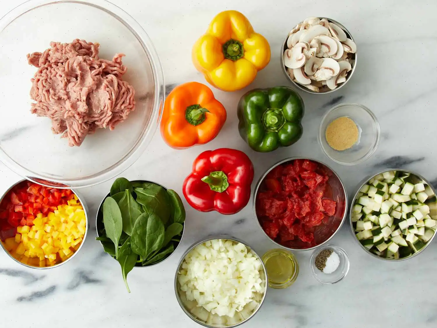 Stuffed Peppers with Turkey and Vegetables Recipe