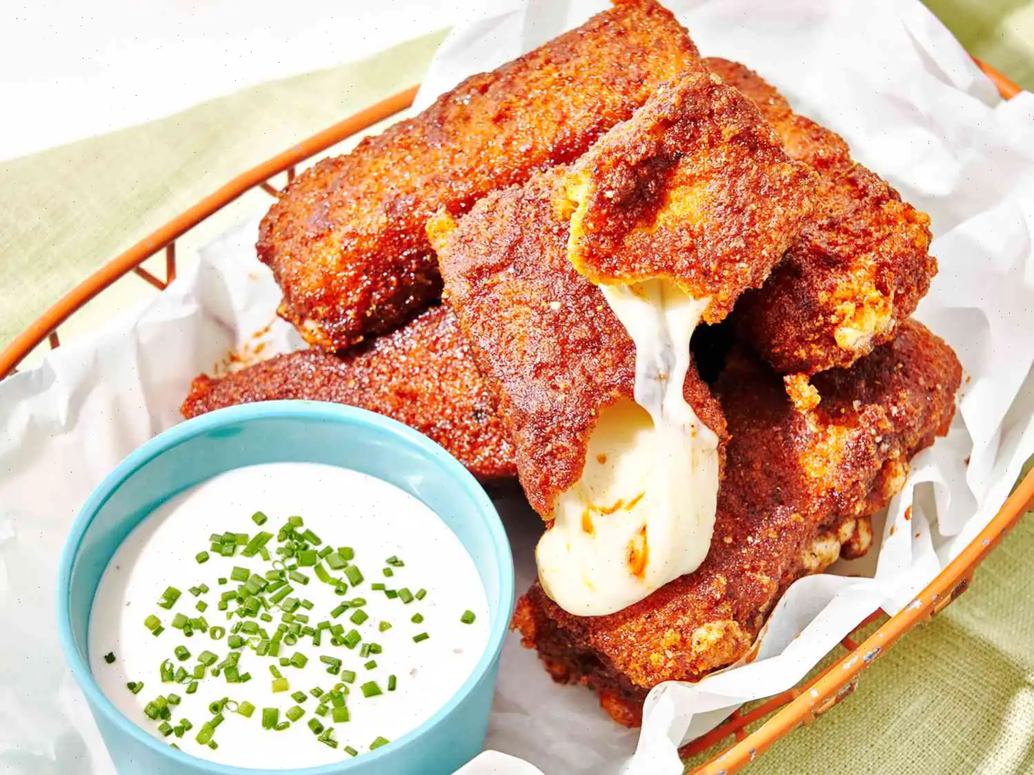Nashville Hot Mozzarella Sticks Recipe