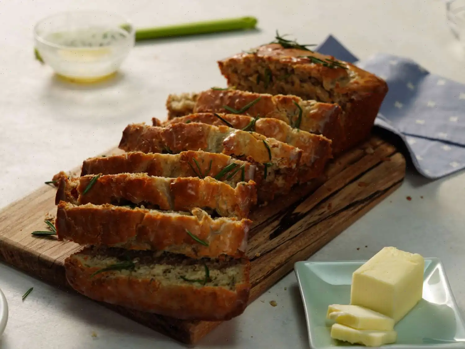 Rosemary-Garlic Beer Bread Recipe