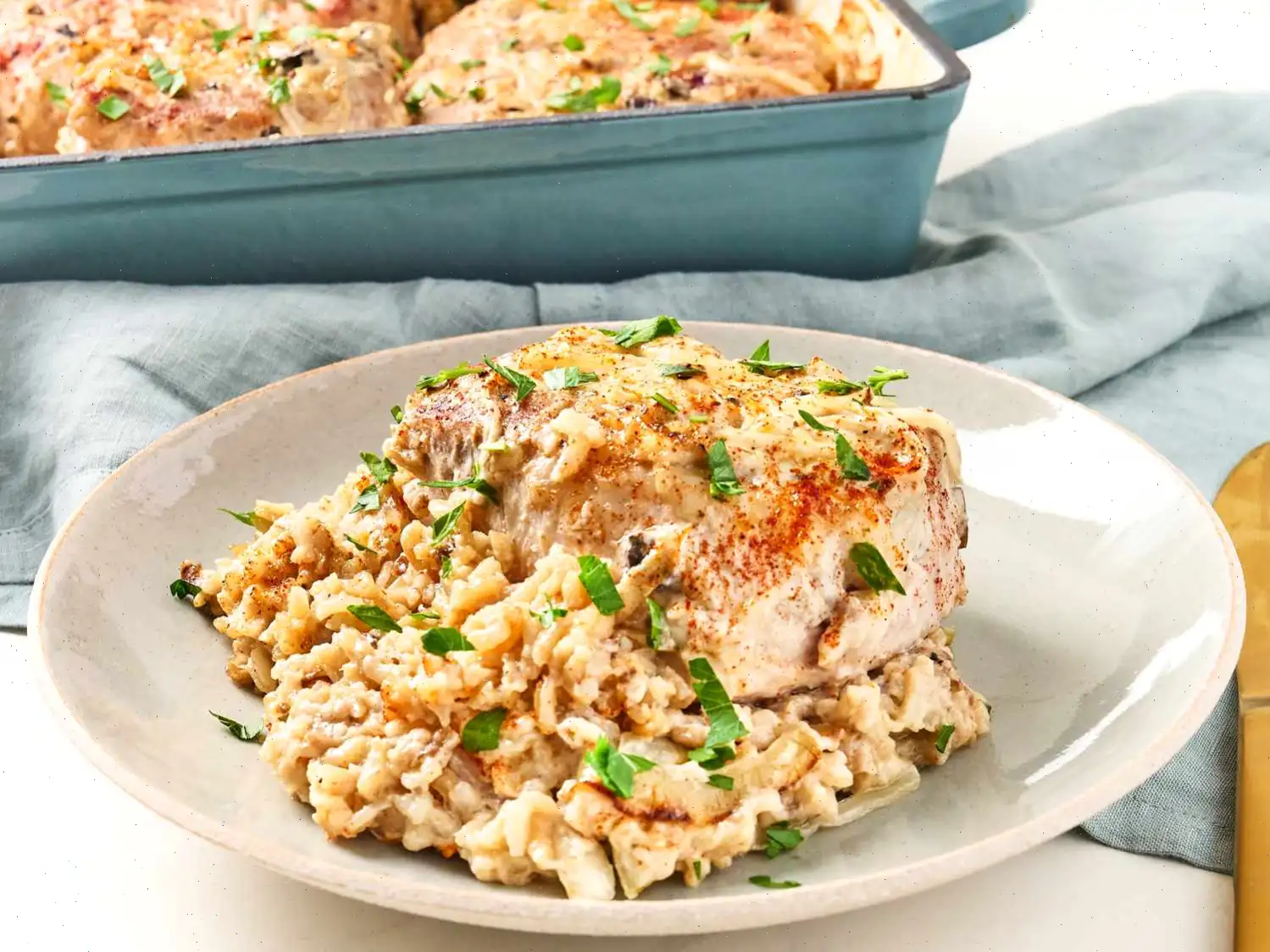 Stick of Butter Smothered Pork Chops Recipe