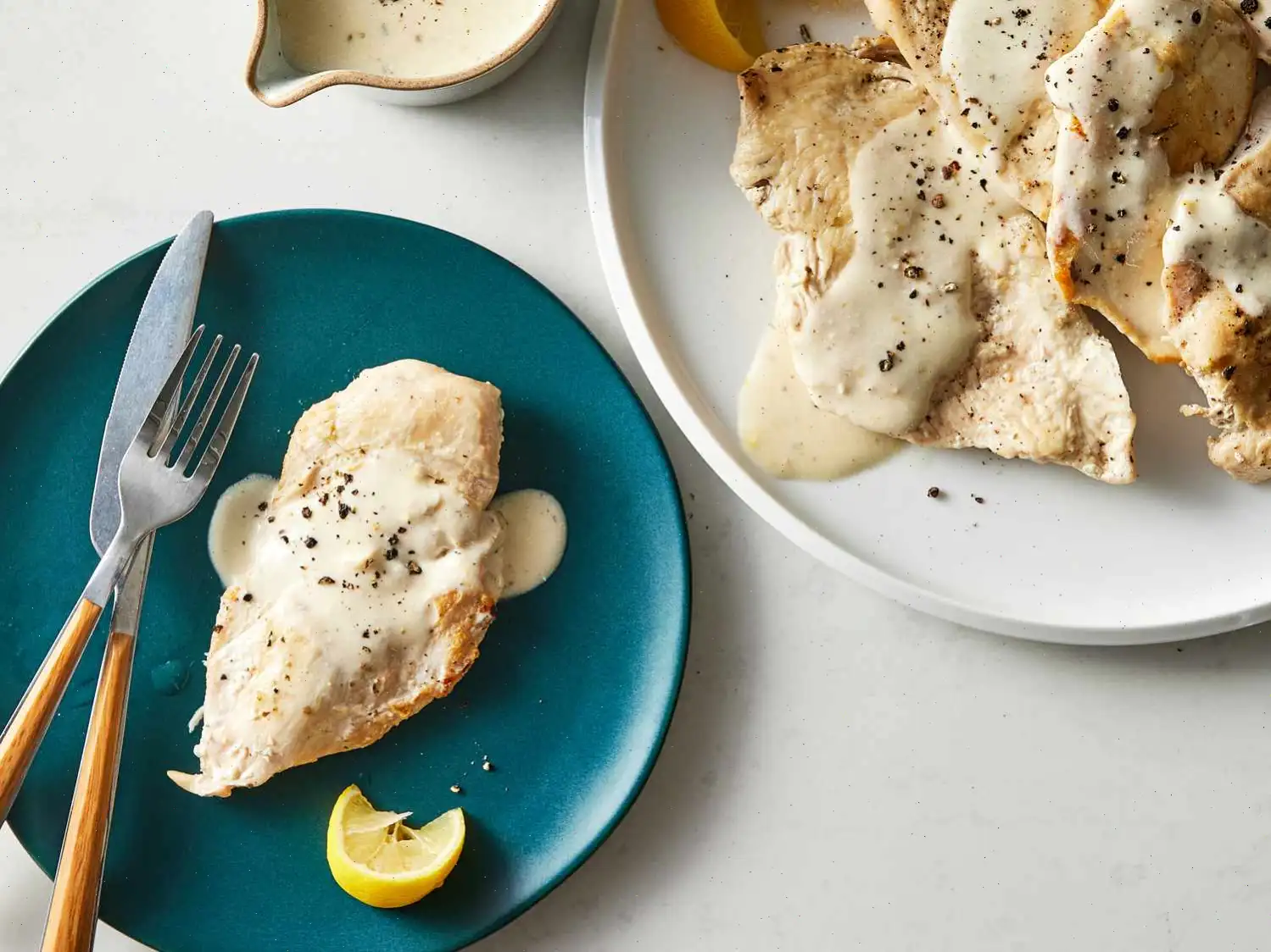 Slow Cooker Creamy Lemon Herb Chicken Recipe