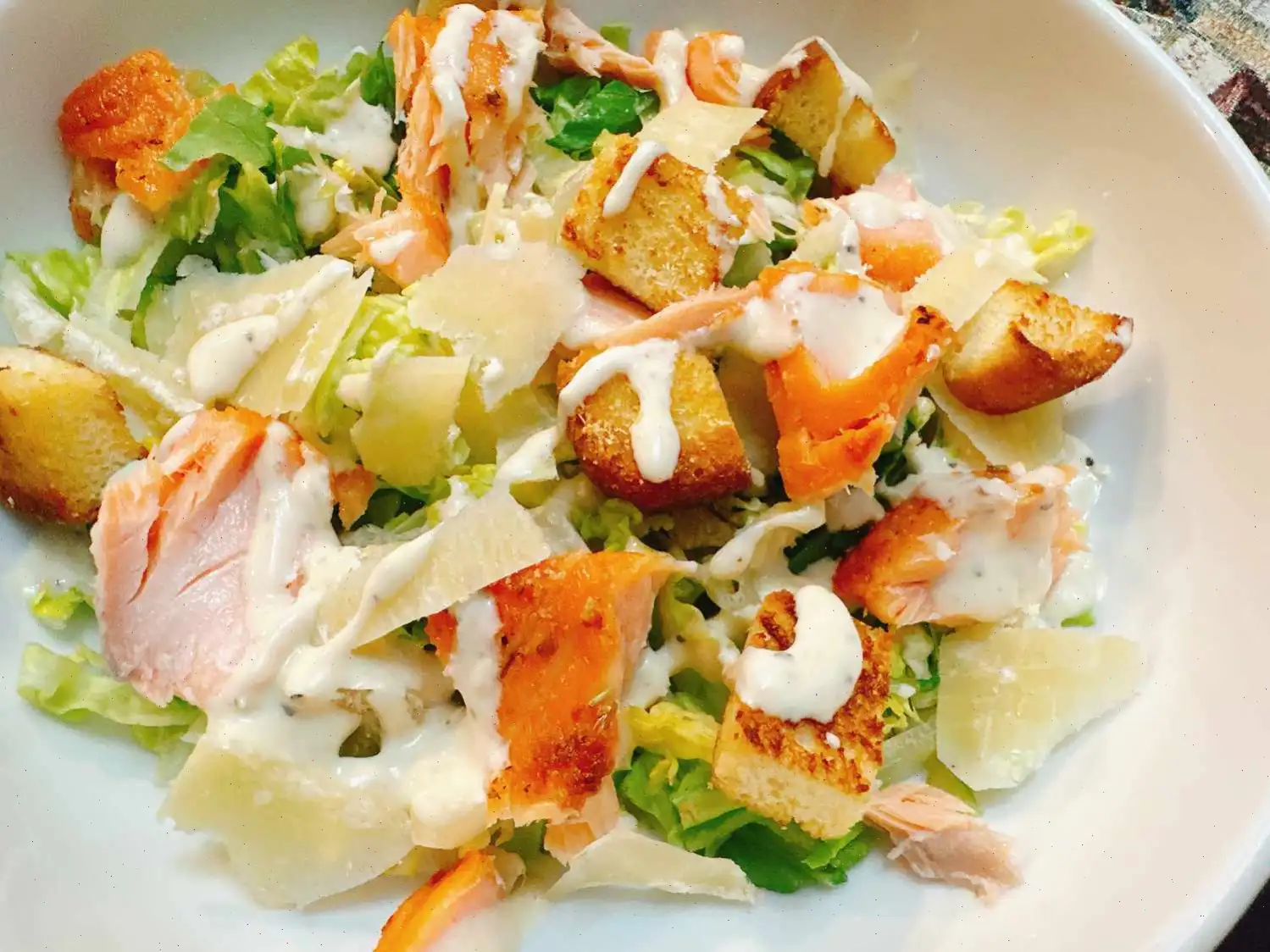 Salmon Caesar Salad Recipe