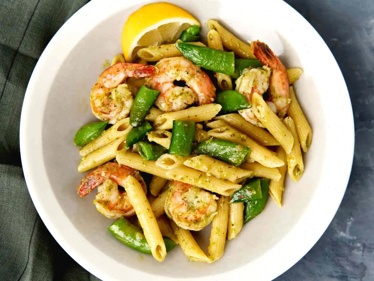 Shrimp Pesto Penne Recipe