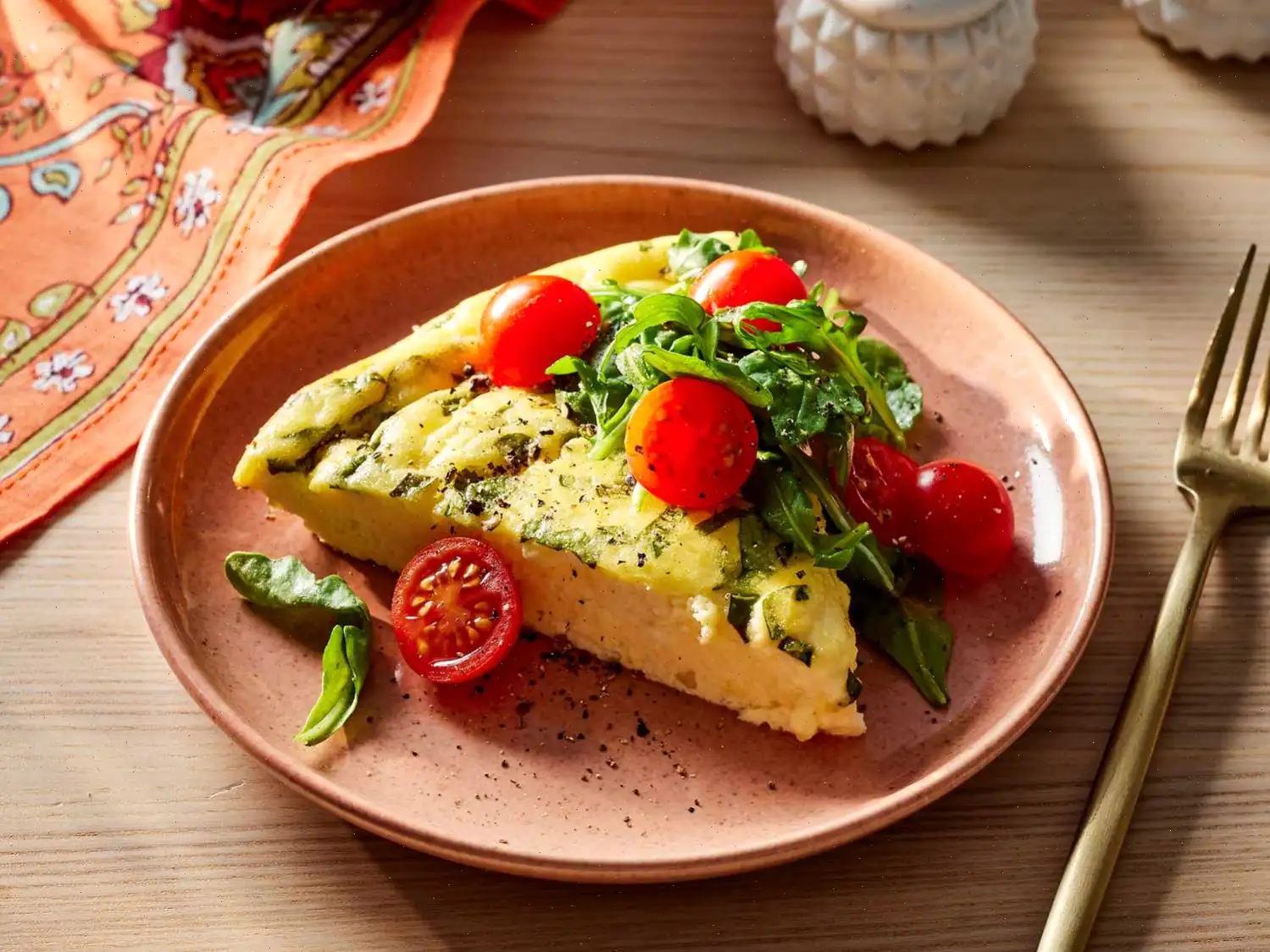 Crustless Ricotta Quiche Recipe