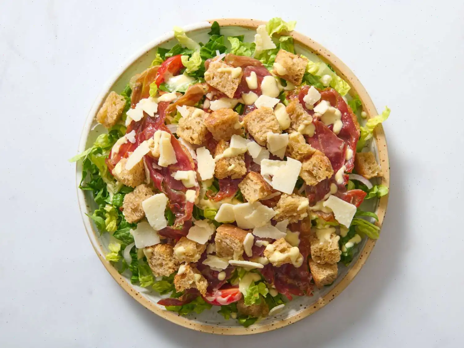 Crispy Prosciutto Caesar Salad Recipe
