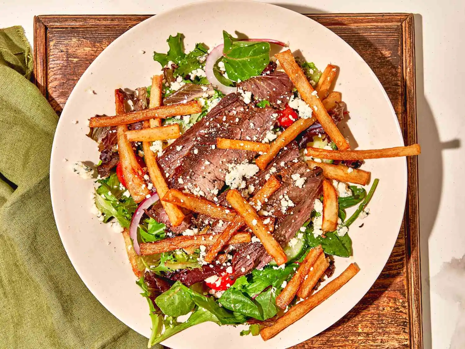 Steak and Fry Salad Recipe