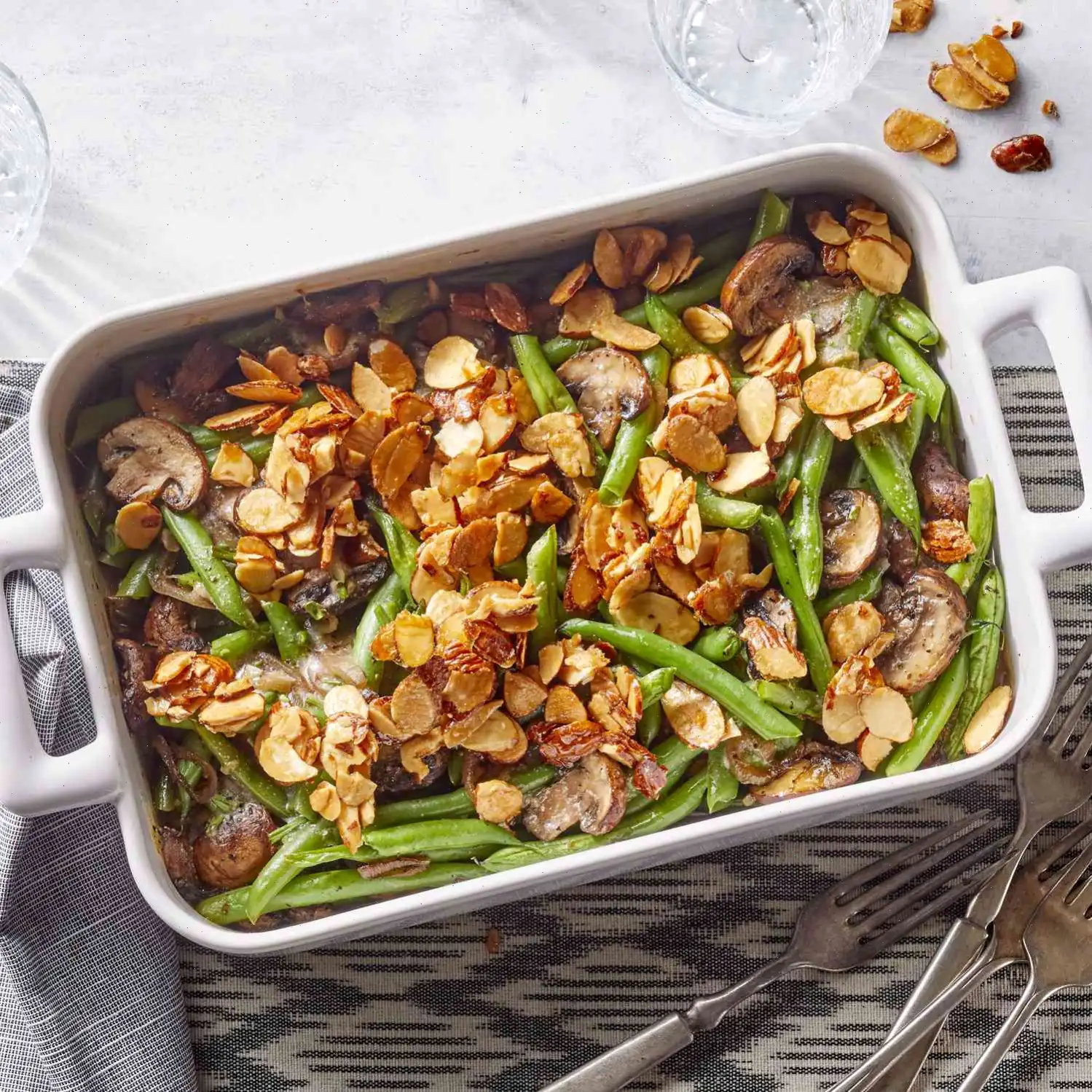 Healthier Homemade Green Bean Casserole