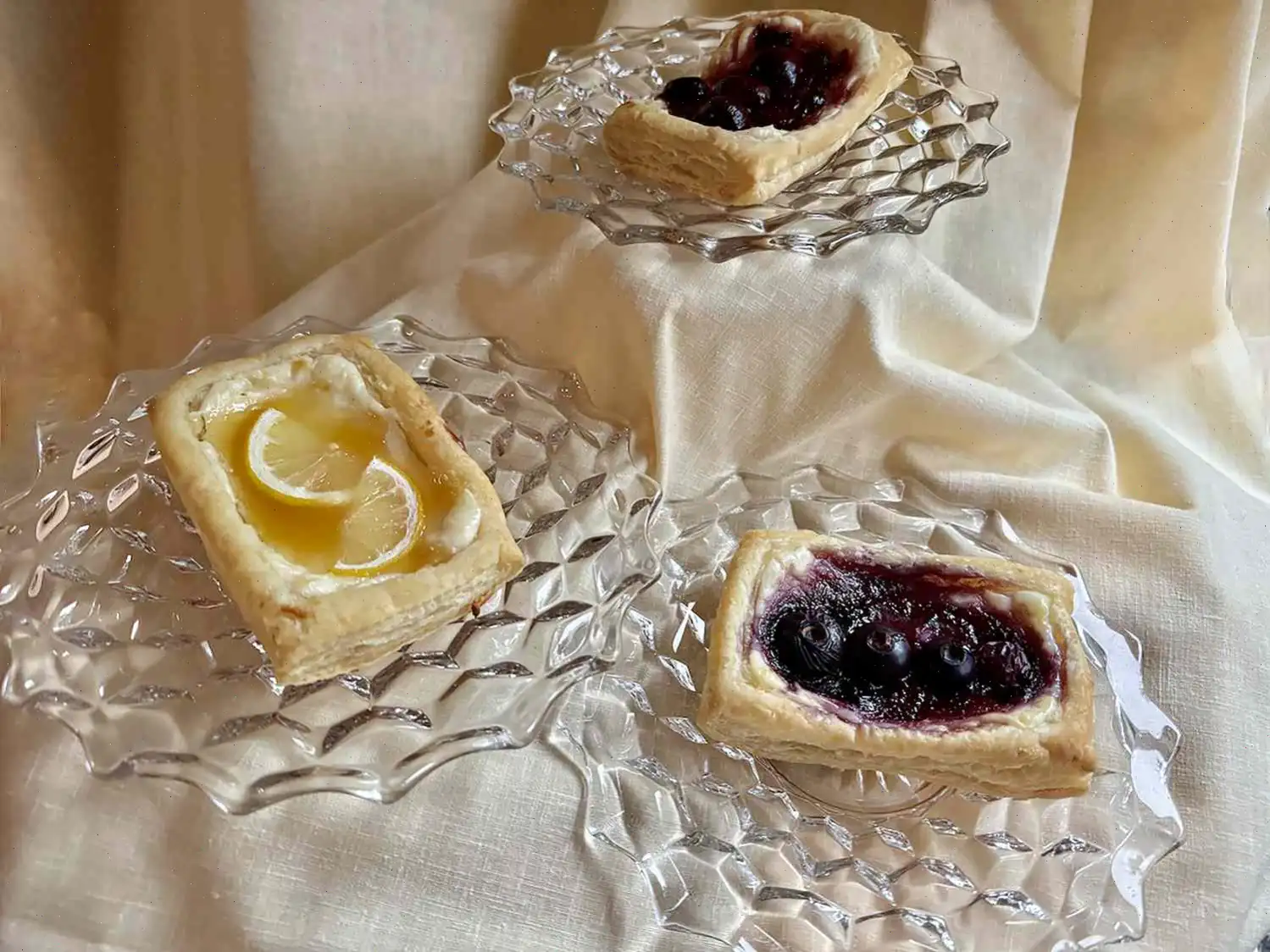 Easy Puff Pastry Cheese Danish Recipe