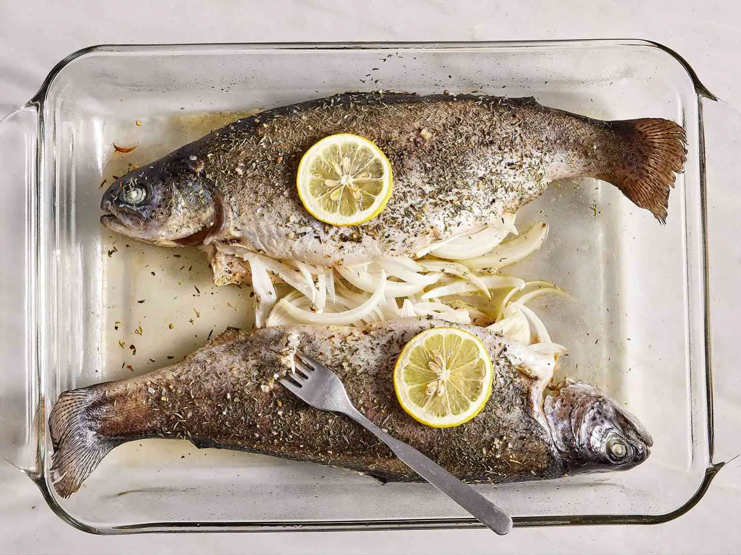 Baked Fresh Rainbow Trout Recipe