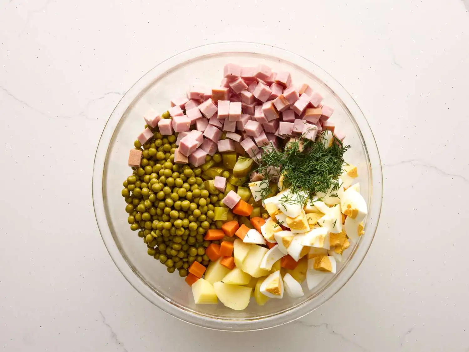 Authentic Russian Salad 'Olivye' Recipe