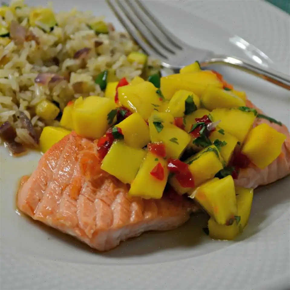 Chef John's Salmon Mango Bango Recipe