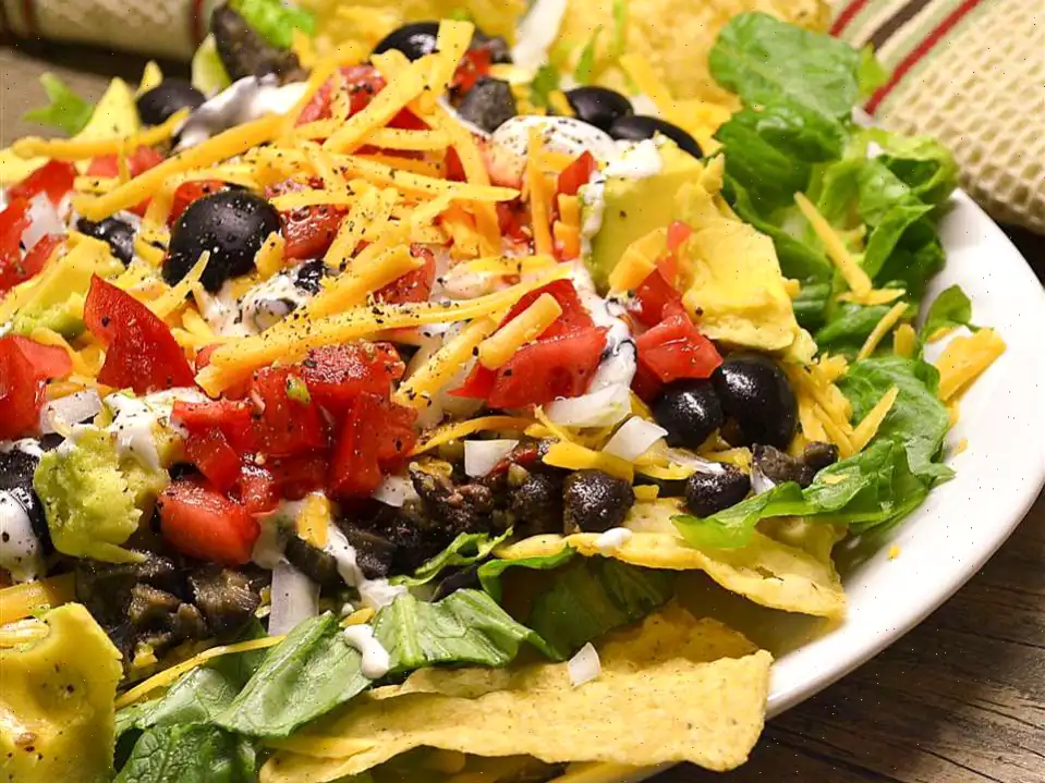 Easy Black Bean Taco Salad Recipe